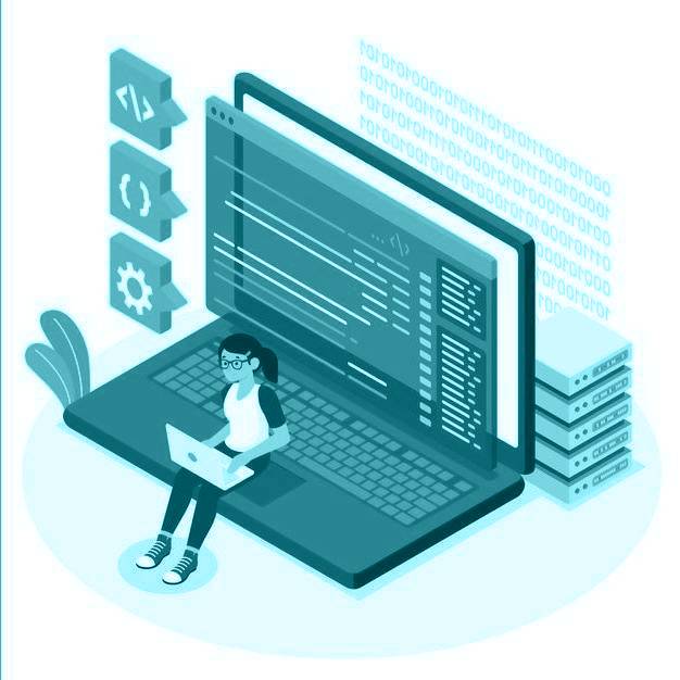Front-end developer illustration